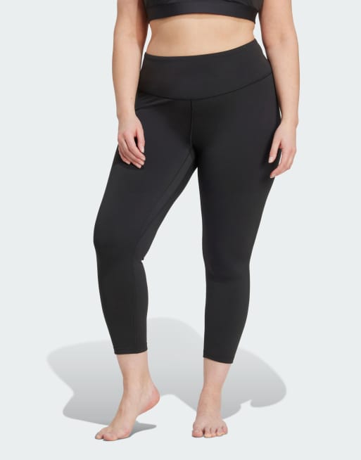 adidas performance Plus All me 7/8 leggings in black