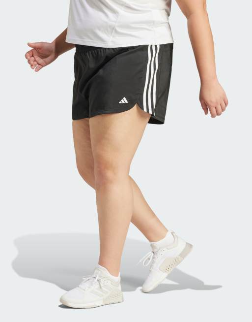 adidas Performance Plus – Laufshorts in Schwarz