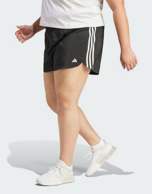 adidas performance Plus running shorts in Black