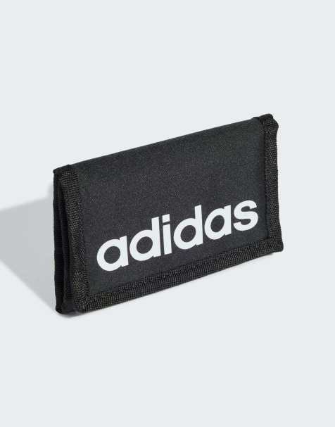 adidas Performance - Portefeuille à logo linéaire - Noir et blanc - view 1
