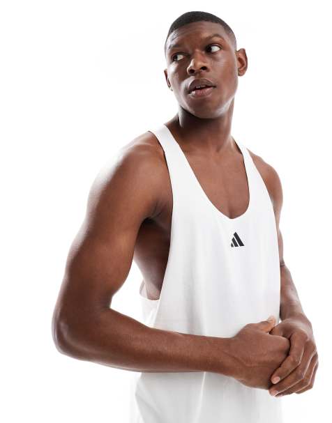 adidas Performance – Power – Biały podkoszulek stringer - view 1