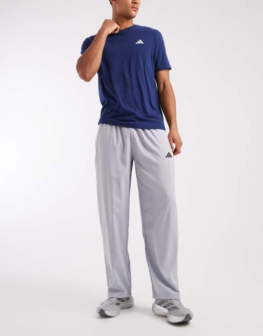 adidas performance Power essentials workout pants in light grey, 2 of 5