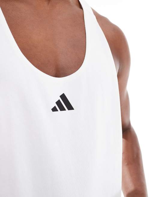 adidas Performance - Power Stringer - Débardeur - Blanc, 3 de 4