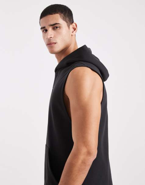 adidas Performance – Power Workout – Tanktop in Schwarz mit Kapuze - view 1