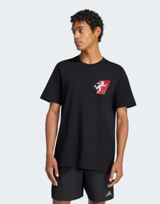 Adidas Uomo Noir T-Shirt Predator - Immagine 2