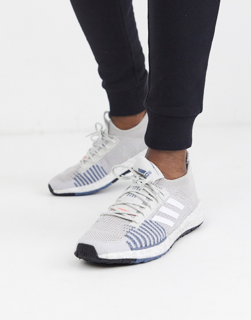 Adidas performance pulse boost trainers in white