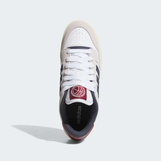 adidas Performance Rapid court low shoes in cloud white / shadow navy / sh, 3 of 4