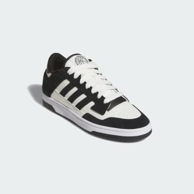adidas Performance - Rapid Court Low - Sneaker in Core-Schwarz/Wolkenweiß