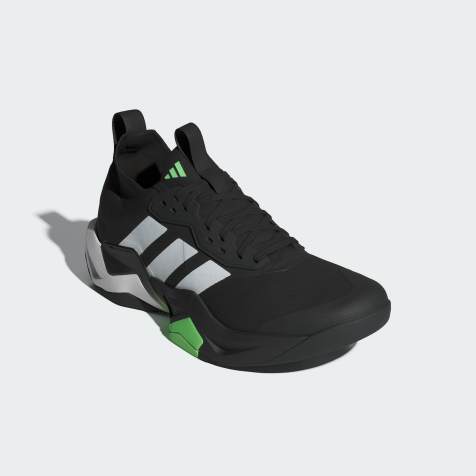 adidas performance Rapidmove adv 2 hiit training shoes in core black / cloud white / lim - view 1