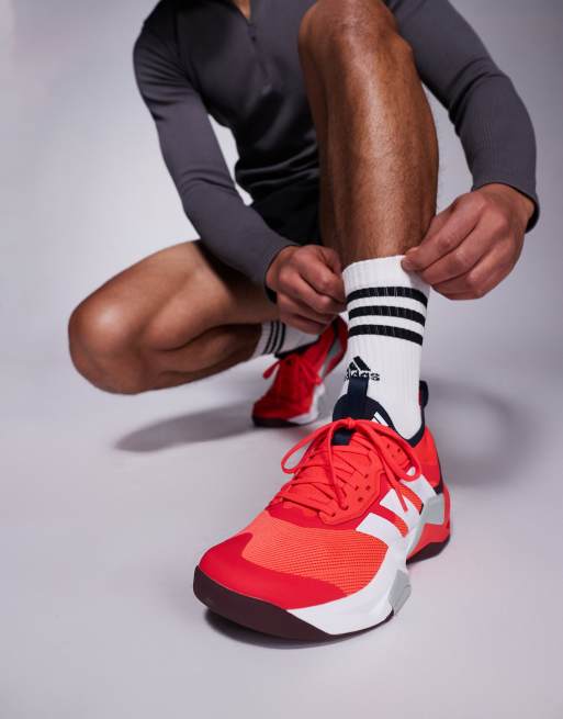 adidas Performance Rapidmove ADV sneakers in bright red | ASOS