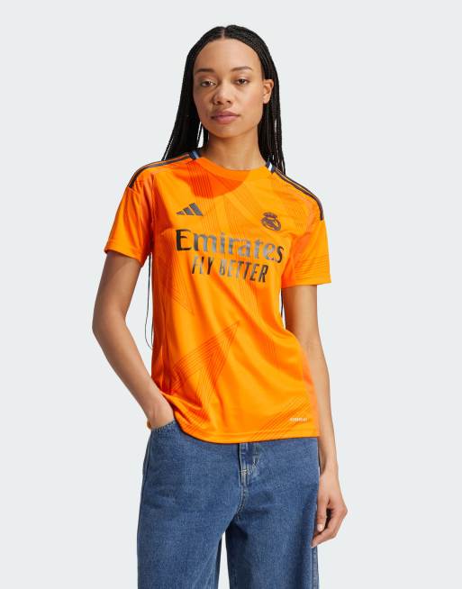adidas Performance – Real Madrid 24/25 – Away – Auswärtstrikot in Crew Orange