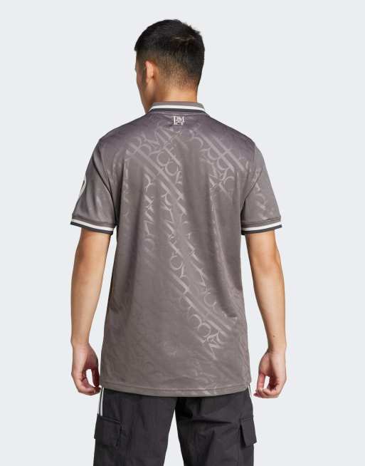 adidas performance Real madrid 24/25 third jersey in charcoal / charcoal, 3 of 4