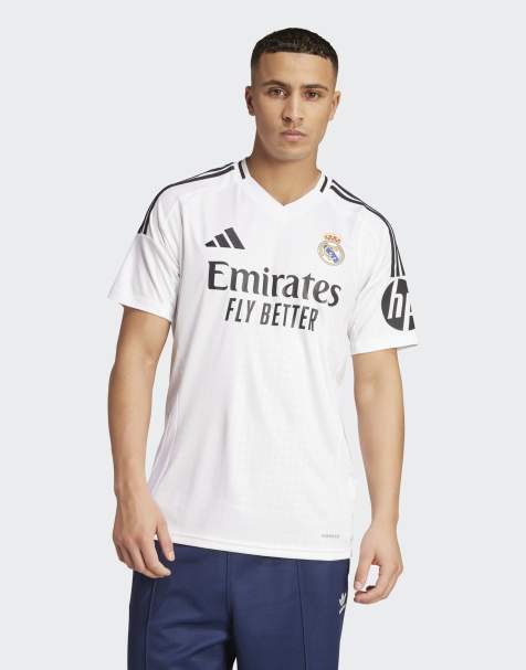 adidas Performance – Real Madrid 24/25 – Vit hemmatröja i jersey - view 1