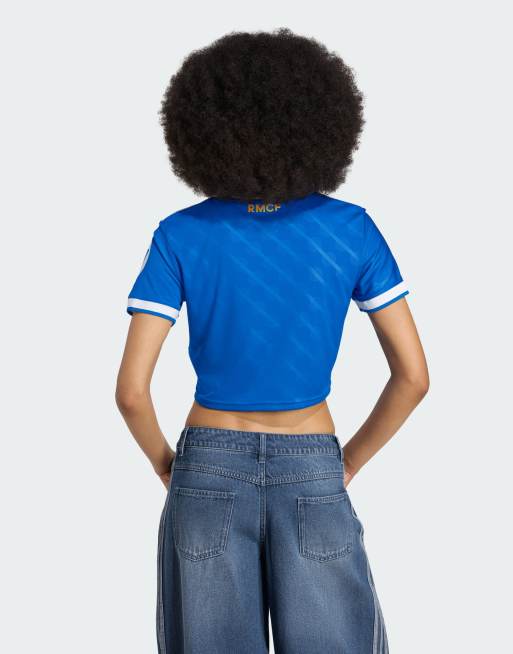 adidas Performance – Real Madrid 25/26 – Drittes Trikot in Blue Bird mit Cropped-Länge, 2 von 4