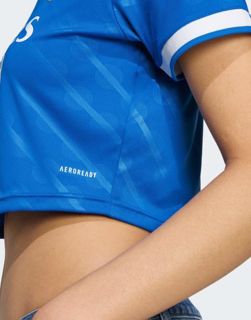 adidas Performance – Real Madrid 25/26 – Drittes Trikot in Blue Bird mit Cropped-Länge, 3 von 4