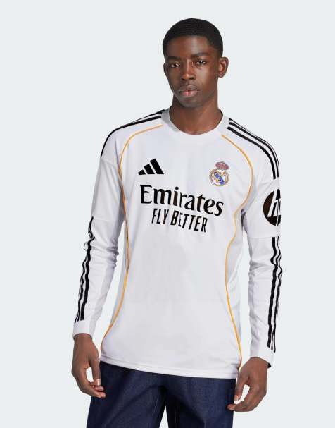 adidas performance Real madrid 25/26 long sleeve home jersey in white