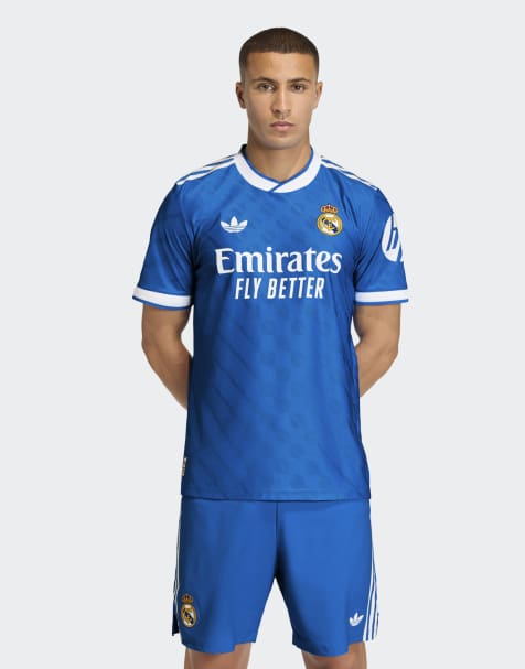 adidas performance Real madrid 25/26 third authentic jersey in blue bird - view 1