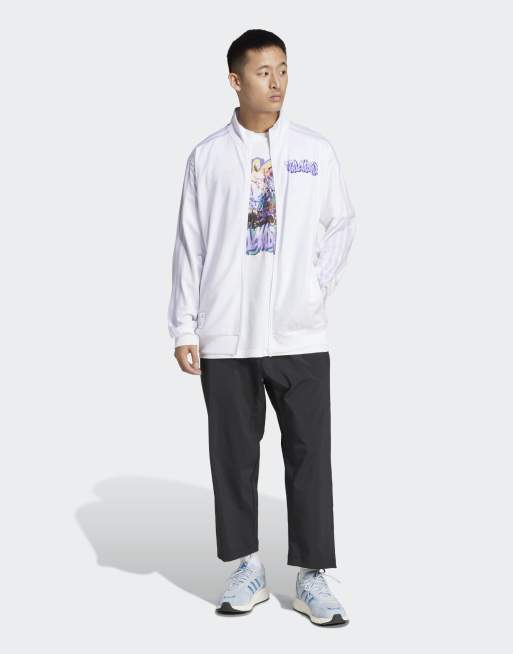 adidas Performance – Real Madrid – Biała bluza dresowa, 4 z 4
