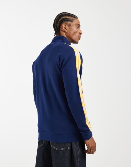 adidas Performance - Real Madrid Originals - Mørkeblå trøje med halv lynlås, 4 af 5