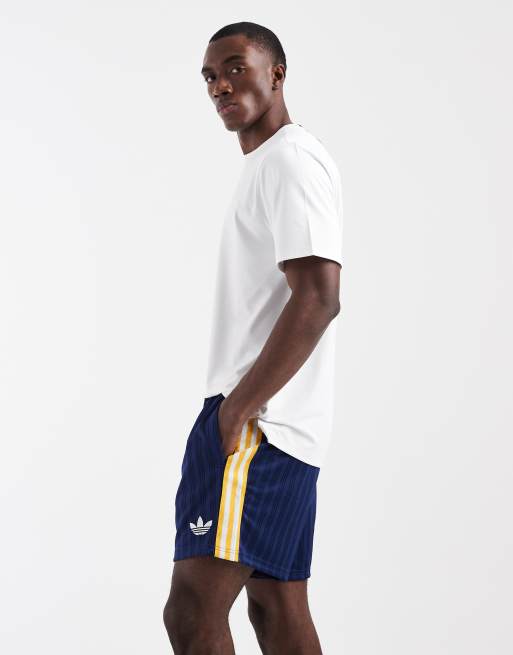 adidas Performance Real Madrid originals shorts in dark blue, 2 of 5