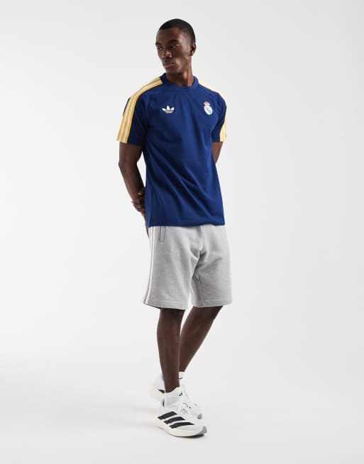 adidas performance Real madrid originals t-shirt in dark blue, 2 of 5