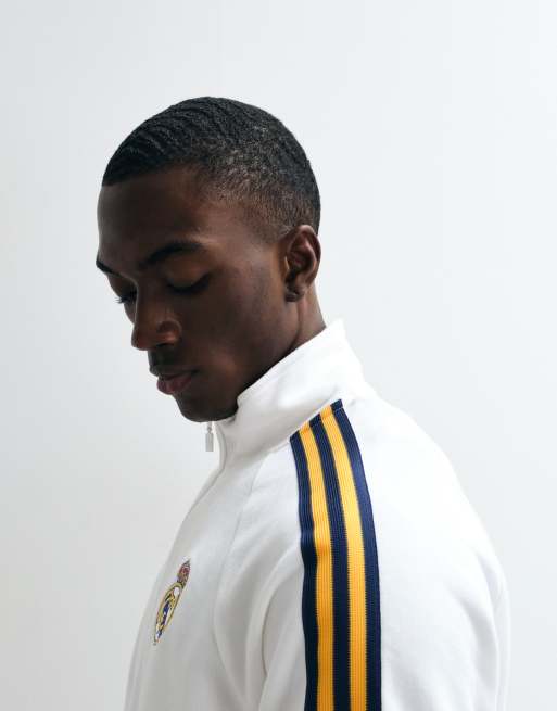 adidas Performance - Real Madrid Originals - Top met korte rits in wit, 2 van 5