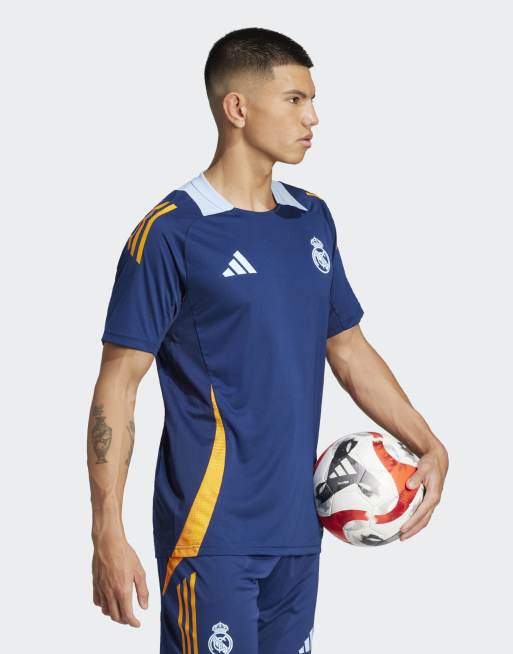 adidas Performance - Real Madrid Tiro 24 Competition - Maglia da allenamento color blu navy team 2/arancione crew