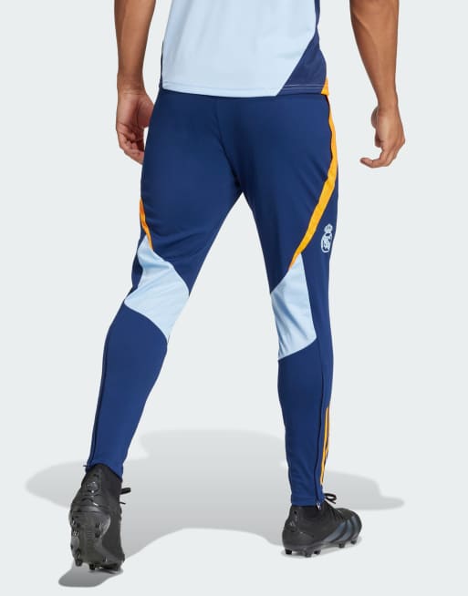 adidas Performance - Real Madrid Tiro 24 Competition - Pantaloni da allenamento blu navy/arancioni, 2 di 4