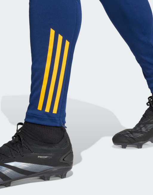 adidas performance Real Madrid Tiro 24 competition training pants in team navy blue 2 / crew orange, 4 of 4