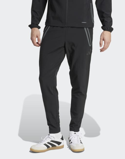 adidas Performance – Real Madrid Tiro 25 Pro Vis – Czarne spodnie