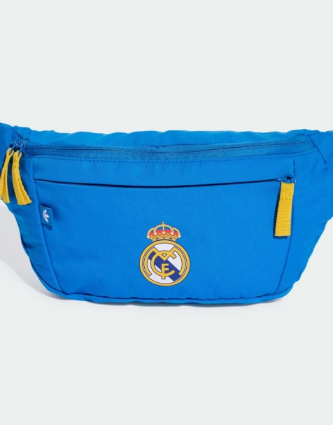 adidas performance Real madrid waist bag in blue bird / bold gold - view 1