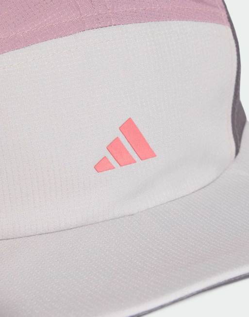 adidas Performance – Run Climacool – Kappe in Grey Five und Pure Turbo mit 5-Bahnen-Design, 3 von 3