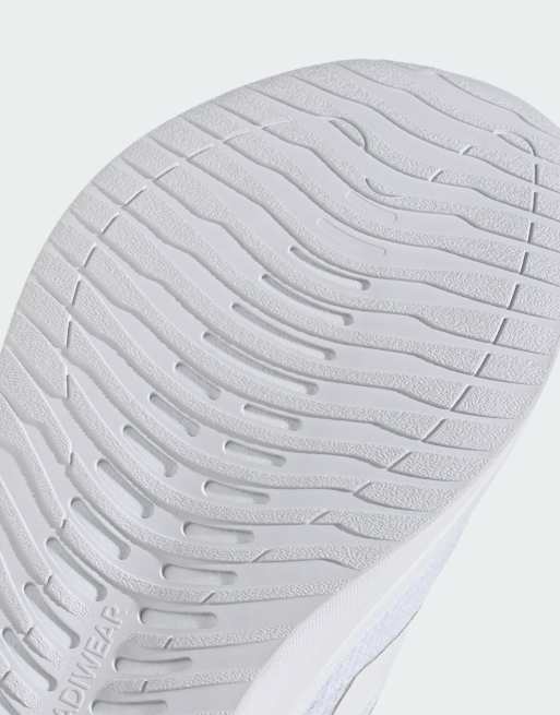 adidas Performance Run Falcon 6 cloudfoam baskets de running en blanc, 4 de 5