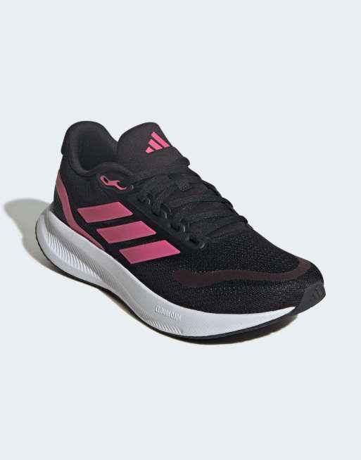 adidas Performance - Runfalcon 5 - Scarpe da corsa nero core/rosa fusion