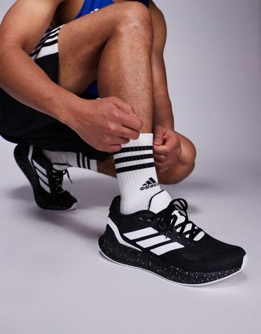 adidas Performance Runfalcon 5 sneakers in black