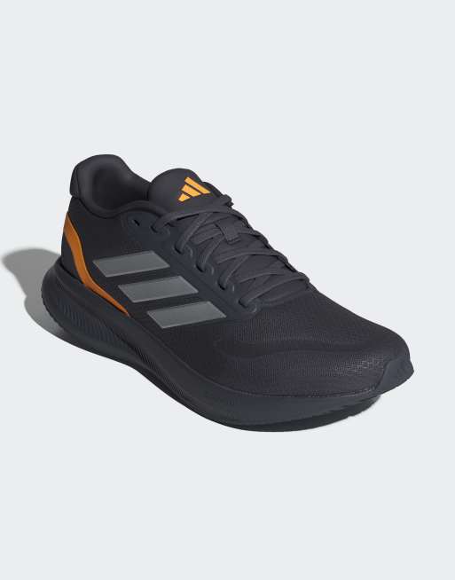 adidas Performance - Runfalcon 5 - Sorte/orange løbesko