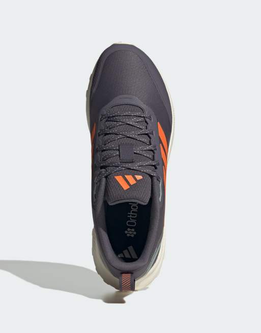 adidas Performance - Runfalcon 5 TR - Grå og orange løbesneakers, 2 af 4