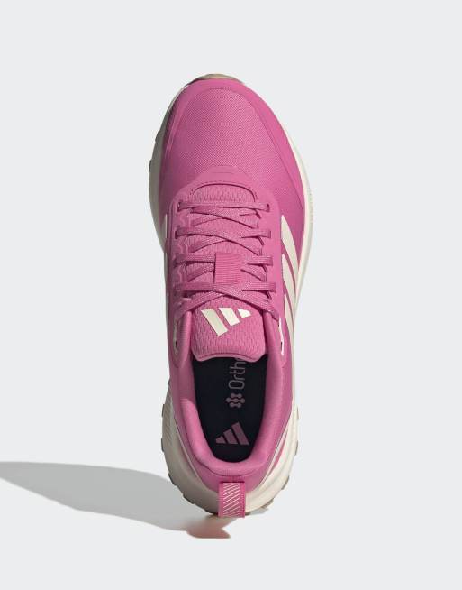 adidas performance - Runfalcon 5 TR - Scarpe da corsa rosa fusion/bianco gesso/, 2 di 4