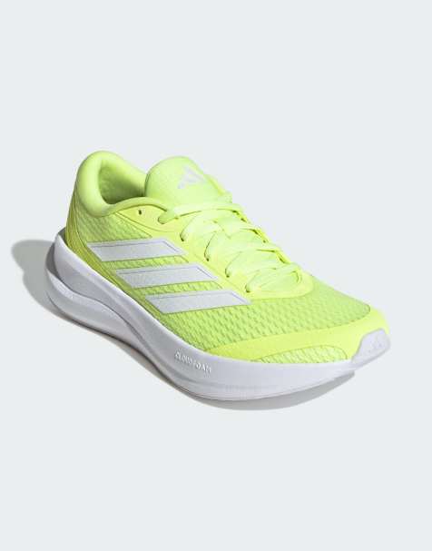 adidas Performance – Runfalcon 6 – Gula och grå skor - view 1