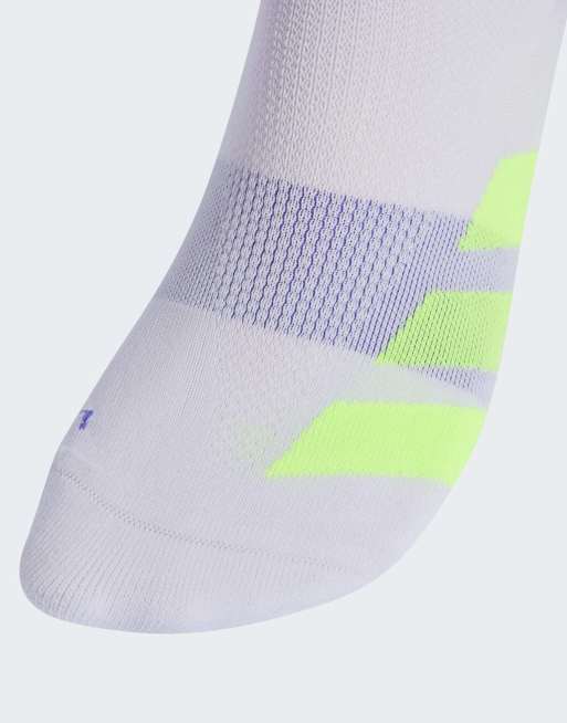 adidas Performance – Running – Adizero – Lila/mörklila vadhöga strumpor, 3 av 3