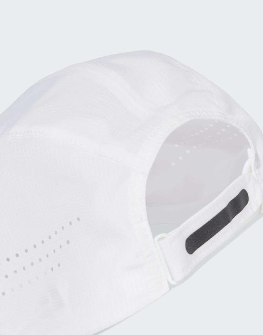 adidas performance - Runningxadizero - Cappellino Climacool leggero bianco e nero riflettente, 3 di 3