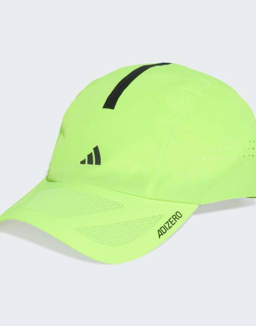 adidas Performance – Runningxadizero Climacool – Citrongul, lätt keps med svarta reflexer, 3 av 3