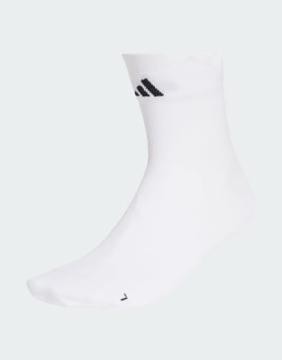 adidas Performance - Runxadizero - 1 Paar Socken in Weiß/Weiß/Schwarz