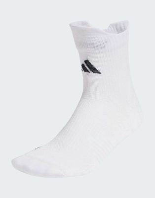 adidas Performance - Runxcushioned - 1 Paar Socken in Weiß/Weiß/Schwarz