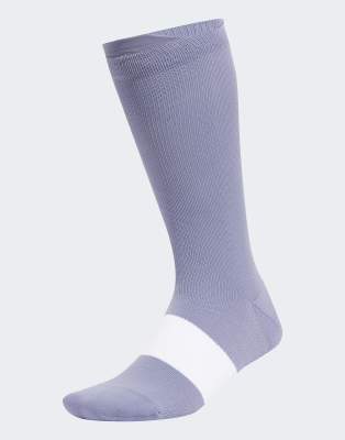adidas Performance - Runxgraphic - 1er-Pack Socken in Silver Violet / Weiß-Silber