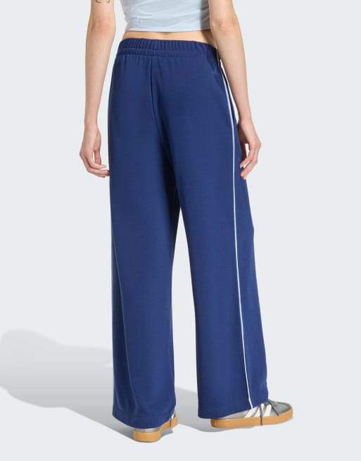 adidas performance Seasonal essentials colourpop pants with embroidered graphic in dark blue and white, 3 of 5