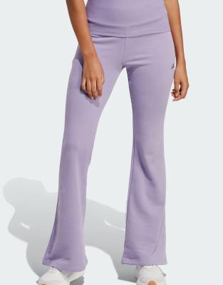 Seasonal Essentials - Pantalon évasé en tissu éponge - Lilas magique-Violet XS