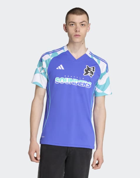 adidas Performance – Seattle Sounders FC 25/26 Third – Niebieska koszulka sportowa - view 1