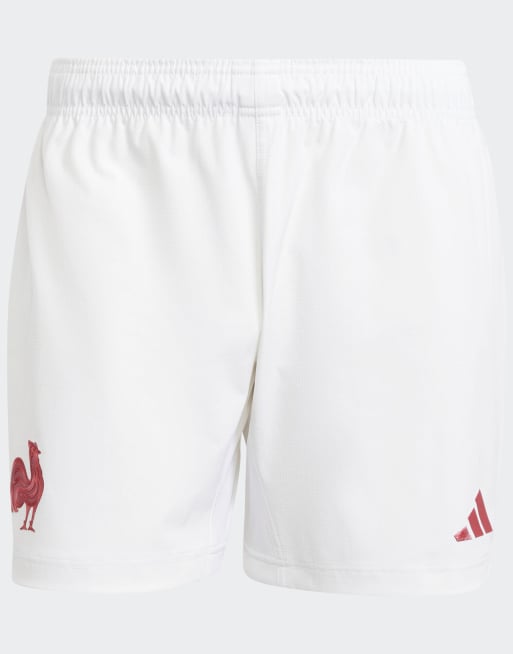 adidas Performance - Short domicile de l'équipe de France de rugby - Blanc, 3 de 5
