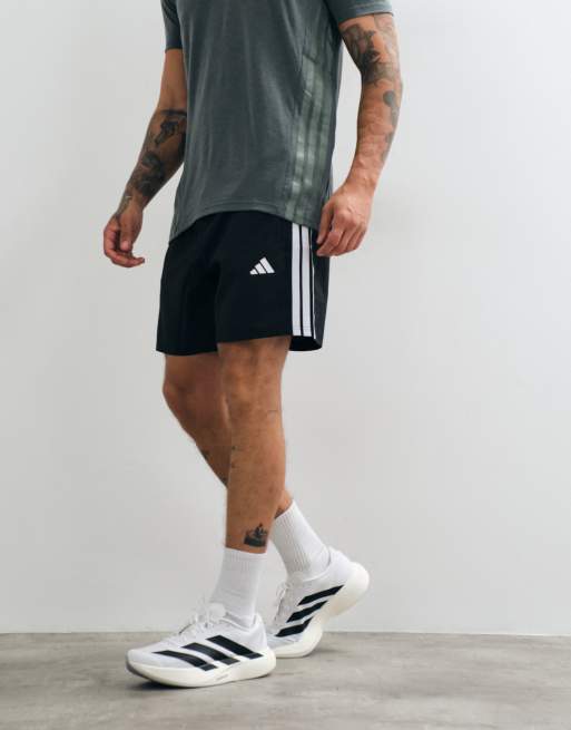 adidas Performance short tissé Workout essentials base à 3 bandes noir, 2 de 5